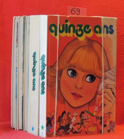 QUINZE ANS.
Lot de 5 reliures éditeur: reliure...