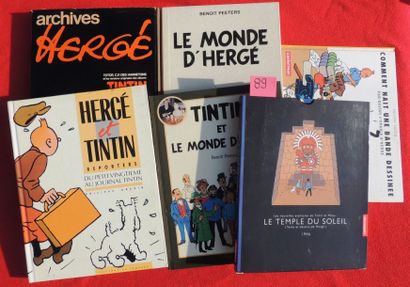 Sur TINTIN / HERGÉ.
6 volumes. 

- «Le Temple...
