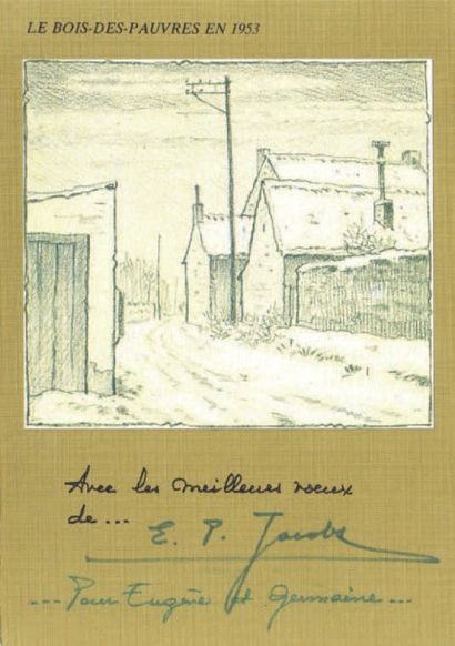 Carte de voeux sd [1983?], «le bois des pauvres...