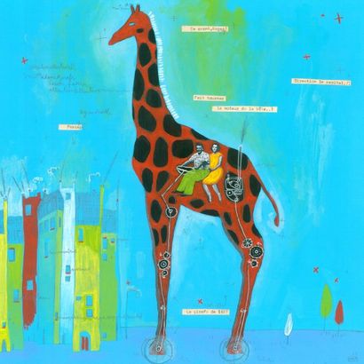 ALAYSE Elsa
La girafe / Collage, acrylique...