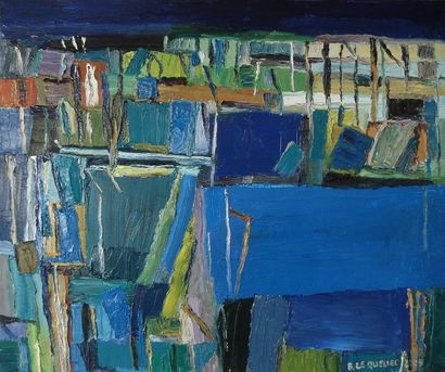 LE QUELLEC Bernard
Marine / Huile sur toile...