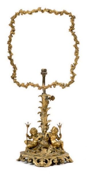 ALPHONSE GIROUX (1775-1848)
Lampe formant...