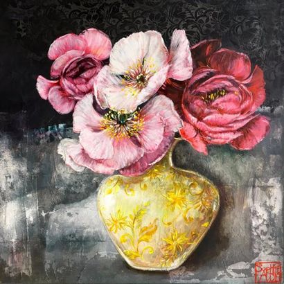 ADDE Sophie

Petit vase jaune
Technique mixte...