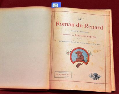 «Le Roman du Renard».
Editions Jules Tallandier...