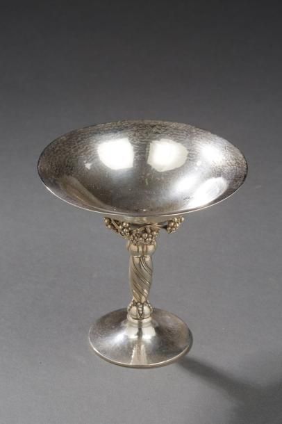 GEORG JENSEN (1866-1935)

Rare coupe à compote...