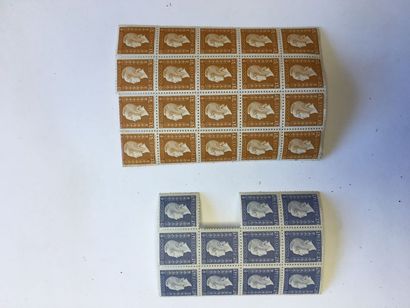 Lot de timbres en vrac