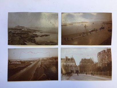Ensemble de cartes postales et photograp...