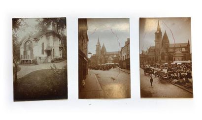 Ensemble de cartes postales et photograp...