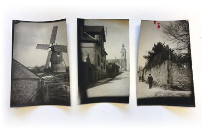 Ensemble de cartes postales et photograp...