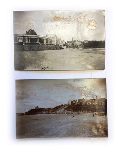 Ensemble de cartes postales et photograp...