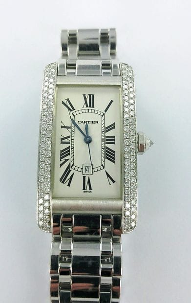 CARTIER Tank Américaine.
750-thousandths...