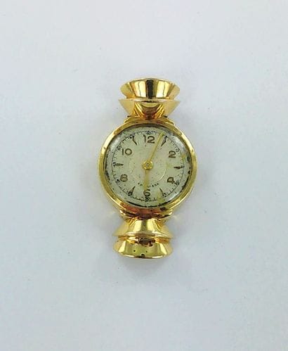 750-th gold watch without a band, mechanical...