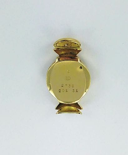 750-th gold watch without a band, mechanical...