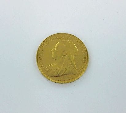 1899 Gold Sovereign Coin.
8 grs