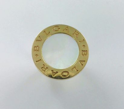 BULGARI.
Bague or 750 millièmes sur fond...
