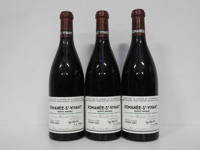 3 B ROMANEE-SAINT-VIVANT (Grand Cru) 2001...