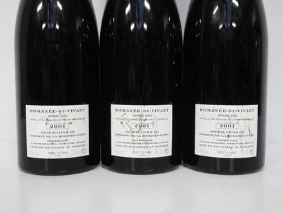3 B ROMANEE-SAINT-VIVANT (Grand Cru) 2001...