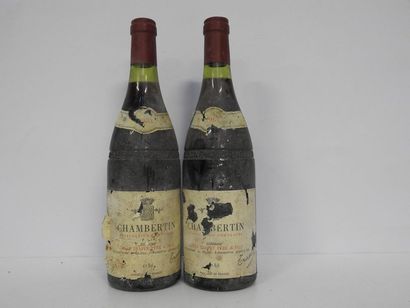 2 B CHAMBERTIN (Grand Cru) 1983 Louis Trapet...