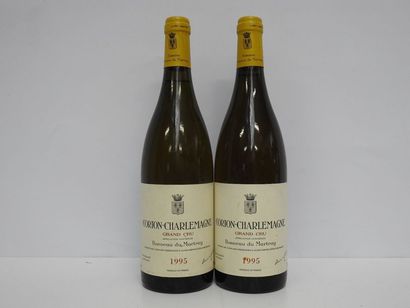 2 B CORTON-CHARLEMAGNE (Grand Cru) 1995 Bonneau...
