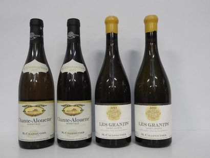 2 B HERMITAGE CHANTE-ALOUETTE Blanc 2005...