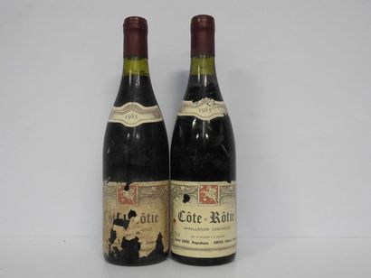 2 B CÔTE-RÔTIE 1985 Pierre Barge (e.t.h dont...