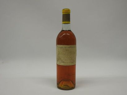 1 B CHÂTEAU D'YQUEM 1967 C1 Supérieur Sauternes...