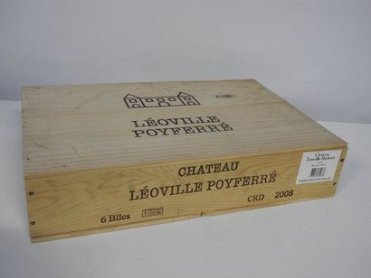 6 B CHÂTEAU LEOVILLE POYFERRE (Caisse Bois...