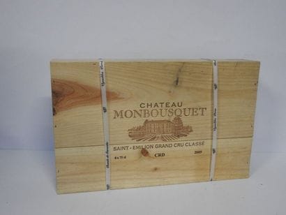 6 B CHÂTEAU MONBOUSQUET (Caisse Bois d'origine...