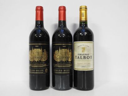 2 B CHÂTEAU PALMER 1992 GCC3 Margaux 1 B...