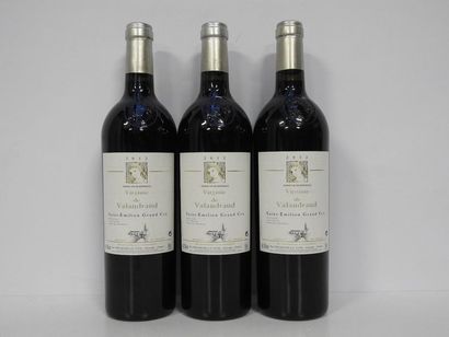 3 B VIRGINIE DE VALANDRAUD 2012 Saint-Emilion...