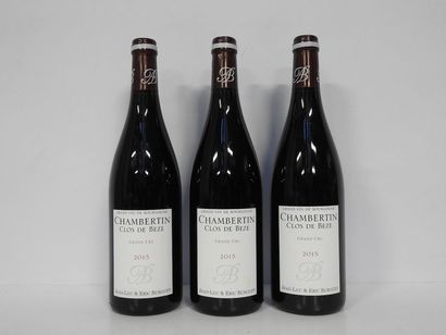3 B CHAMBERTIN-CLOS DE BEZE (Grand Cru) 2015...