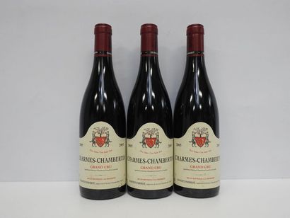 3 B CHARMES-CHAMBERTIN (Grand Cru) 2005 Geantet-Pansiot...