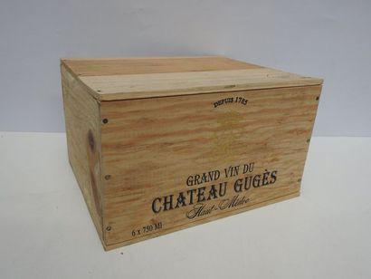 6 B CHÂTEAU GUGES (Caisse Bois d'origine)...