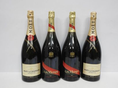 2 Mag CHAMPAGNE BRUT IMPERIAL NM Moët et...