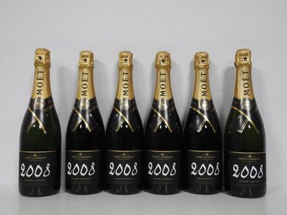 6 B CHAMPAGNE GRAND VINTAGE 2008 Moët et...