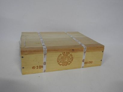 3 B CHÂTEAU D'YQUEM (Caisse Bois d'origine...
