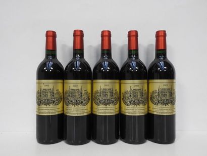 5 B ALTER EGO DE PALMER 2003 Margaux (2 étiquettes...