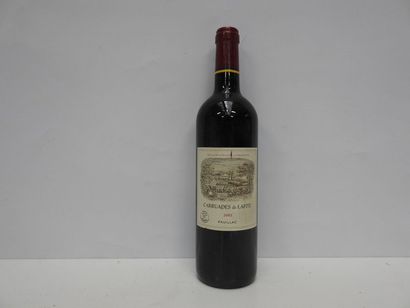 1 B CARRUADES DE LAFITE 2005 Pauillac (très...