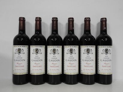 6 B CHÂTEAU GAUDIN 2015 Pauillac