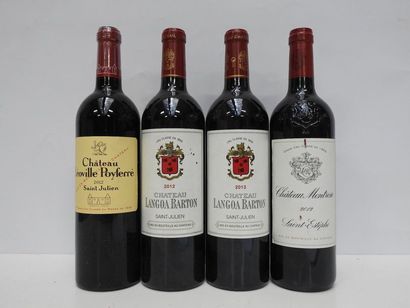 1 B CHÂTEAU LEOVILLE POYFERRE 2012 GCC2 Saint-Julien...