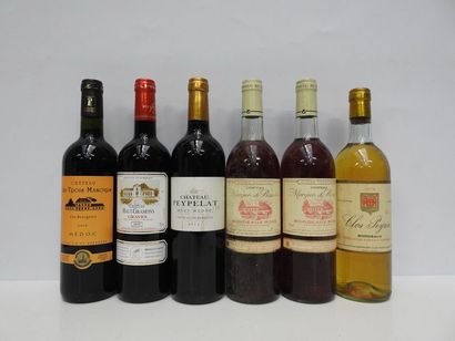 1 B CHÂTEAU LES TROIS MANOIRS 2010 Médoc...