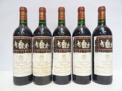 5 B CHÂTEAU MOUTON ROTHSCHILD 1994 GCC1 Pauillac...
