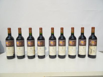 9 B CHÂTEAU MOUTON ROTHSCHILD 1998 GCC1 Pauillac...