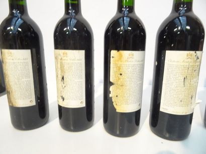 9 B CHÂTEAU MOUTON ROTHSCHILD 1998 GCC1 Pauillac...