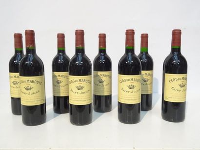 8 B CLOS DU MARQUIS 1996 Saint-Julien (quelques...
