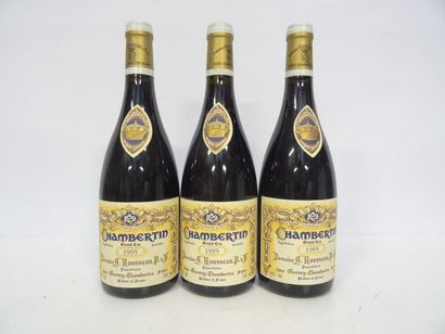3 B CHAMBERTIN (Grand Cru) 1995 Armand R...