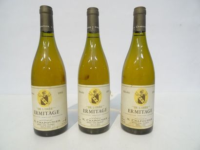 3 B ERMITAGE DE L'OREE Blanc 1993 Chapoutier...