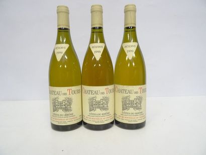 3 B CÔTES-DU-RHÔNE Blanc 1999 Château des...