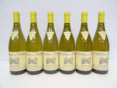 6 B CÔTES-DU-RHÔNE Blanc 2012 Château des...