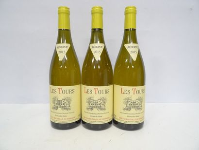3 B I.G.P VAUCLUSE LES TOURS Blanc 2015 E.A.R.L...